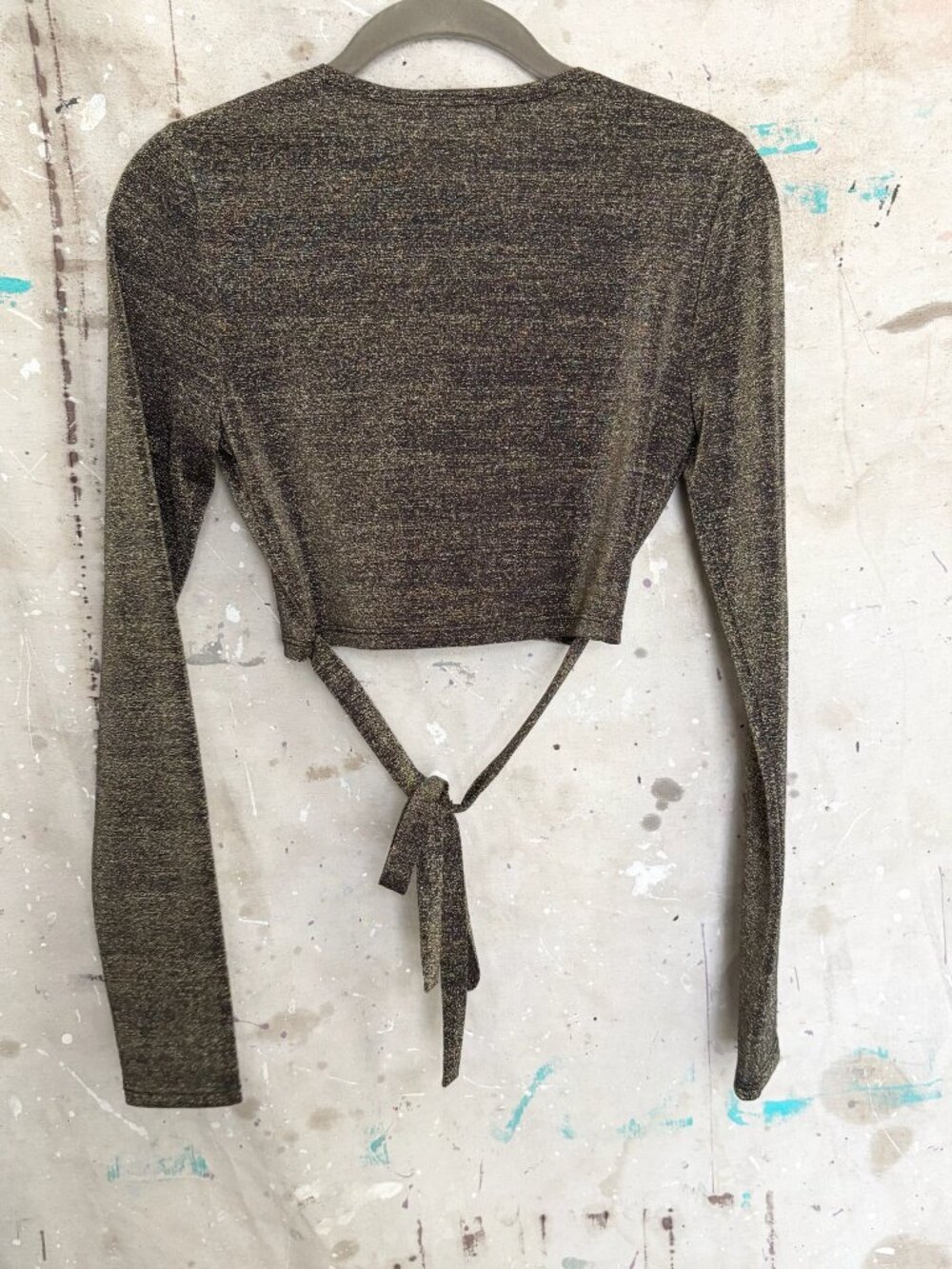 Reformation Jupiter Metallic Crop Top - Picture 6 of 7